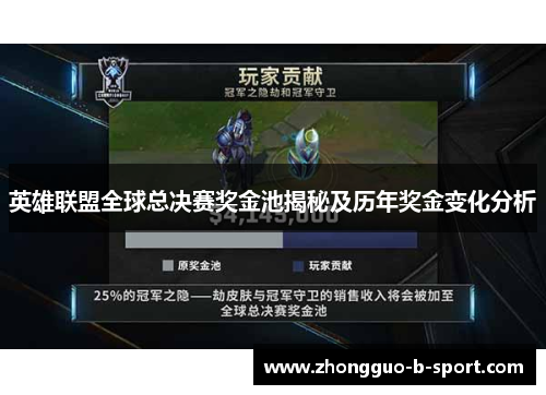 英雄联盟全球总决赛奖金池揭秘及历年奖金变化分析